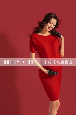 小哈比孕妇摄影作品