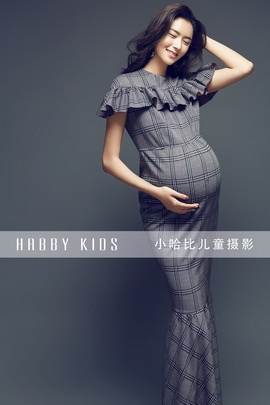 小哈比孕妇摄影作品
