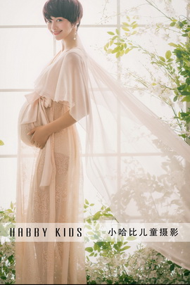 小哈比孕妇摄影作品
