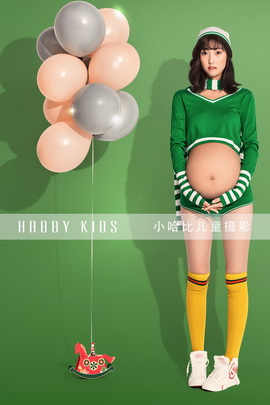 小哈比孕妇摄影作品